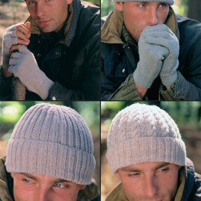 Hat and Gloves in Sirdar Country Style 4 Ply - 8311 - Downloadable PDF