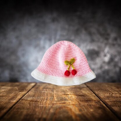 Girls Cherry Blossom Pants and Hat