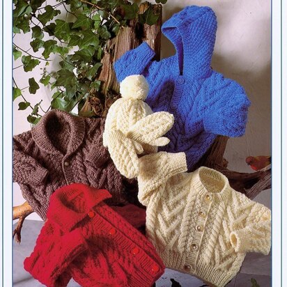 Jacket, Cap & Mittens in Stylecraft Special Aran - 4174 - knitting pattern