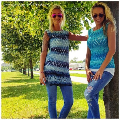Crochet Tops | 2 Patterns + 2 Lengths | TONDO #1
