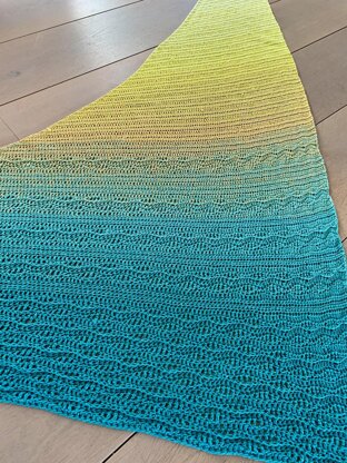 Sunny Waves Shawl
