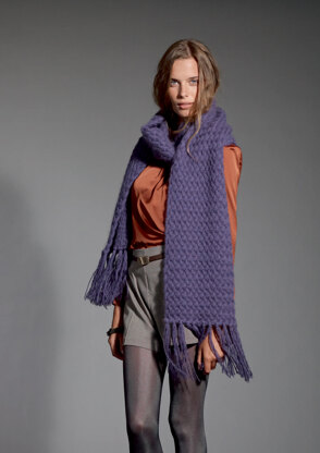 Merry Scarf  in Rowan Kid Classic - Downloadable PDF