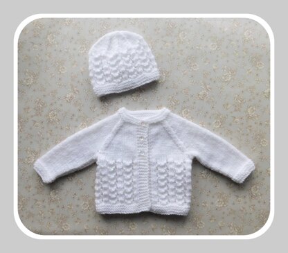 Sophie Baby Cardigan and Hat