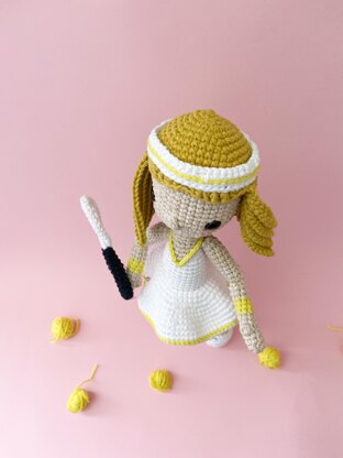 CHRIS THE TENNIS PLAYER - CROCHET AMIGURUMI PATTERN