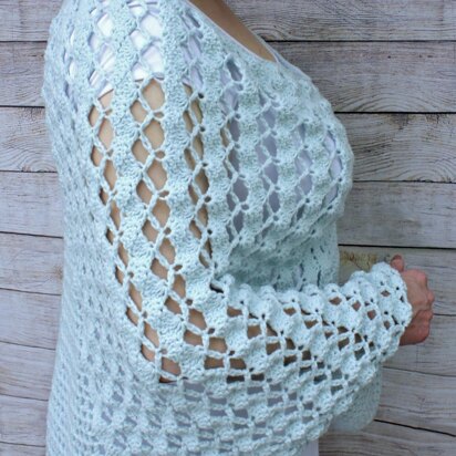 Whimsical Waves Poncho