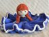 Knit Security Blanket - Braided Red hair girl