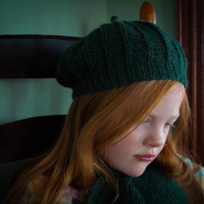 Slipped Stitch Tam - knitting pattern