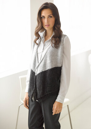 Veranda Vest in Lion Brand Vanna's Choice - L30221