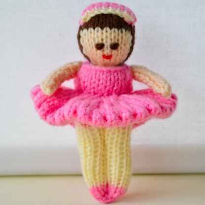 Charlotte the Ballerina Doll Knitting Pattern - Toy Knitting Pattern