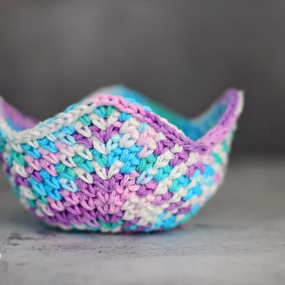 Moss-Stitch Soup Bowl Cozy