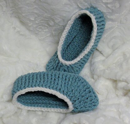 60-Ribbed Ballet Slippers