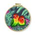 DMC Love Birds (printed fabric, 6" hoop) Cross Stitch Kit - 25cm x 25cm