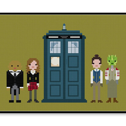 Twelfth Doctor's Companions - PDF Cross Stitch Pattern