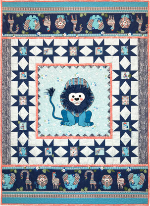 Michael Miller Fabrics Born To Be Wild Quilt - Downloadable PDF