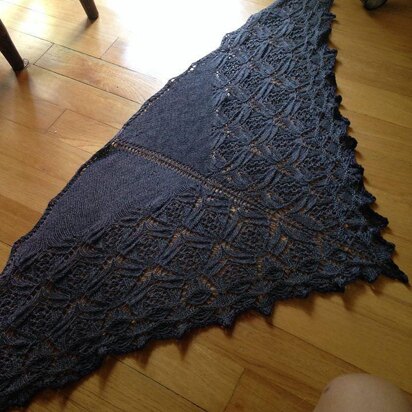 Lotus Flower shawl