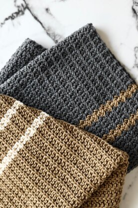 Mercantile Dishcloths in Basket Spice, Set of 3 - Browns Kitchen