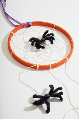 DMC Spider Web Dreamcatcher - PAT1098 - Downloadable PDF