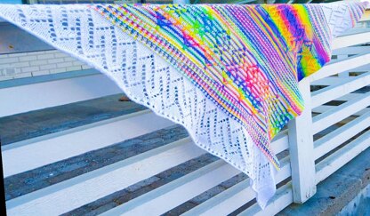 Unicorn Splash Shawl