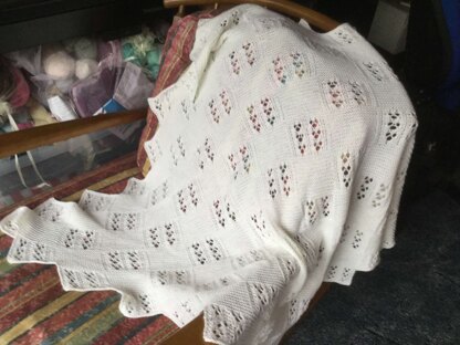 christening shawl