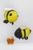 Buz & Belinda Bumblebee in Red Heart Amigurumi - LM6289 - Downloadable PDF