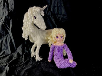 Unicorn and Bull amigurumi