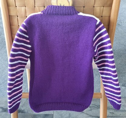 Phoebe - Child’s 8ply cardigan in three colours