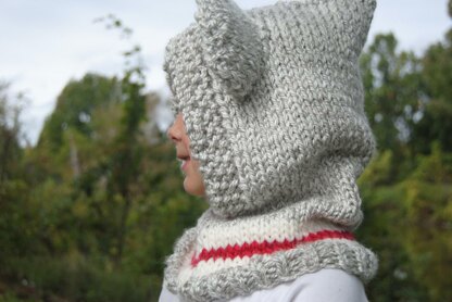 Sock Monkey Hood