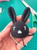 Bad Bunny Amigurumi Keychain