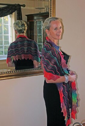 Lang Three Valleys Shawl