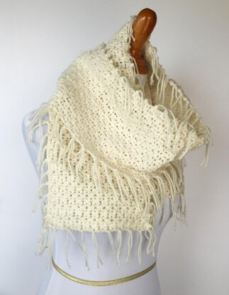 Boho Fringed Scarf