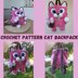 Cat Backpack Crochet Pattern Amigurumi, Crochet Cat Bag Pattern