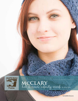 McClary Hat/CowlInfinity Scarf in Juniper Moon Farm Gabriella - Downloadable PDF