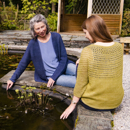 Greenall Cardigan in The Fibre Co. Road to China Light - Downloadable PDF