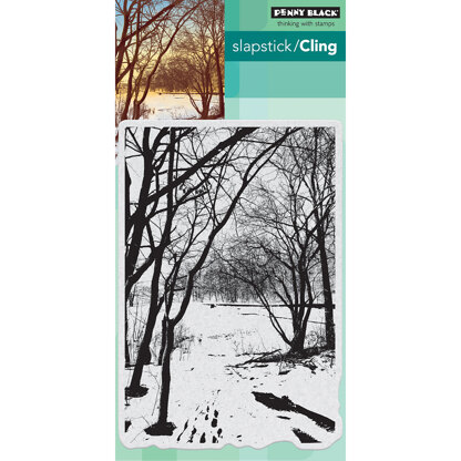Penny Black Cling Stamps - Wintry Trail