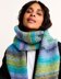 Strata Tie-Style Scarf Knitting Pattern in Sirdar Jewelspun With Wool Chunky - Downloadable PDF