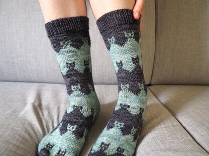 Prairie Cats Socks