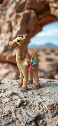 Camel Crochet Pattern PDF – Amigurumi Two Hump Camel – 24 Page Tutorial
