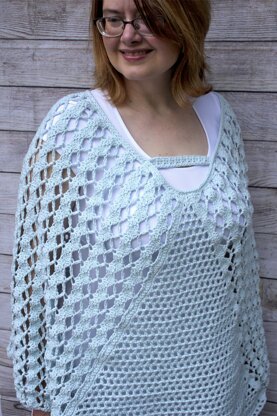 Whimsical Waves Poncho