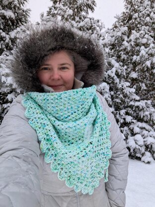 Horizon Tunisian Shawl