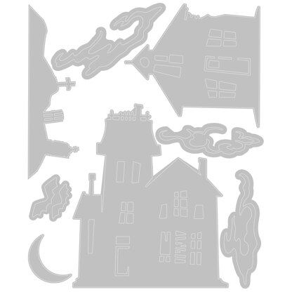 Sizzix Thinlits Die Set - Ghost Town #2 by Tim Holtz