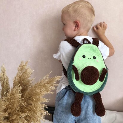 Backpack Avocado for kids