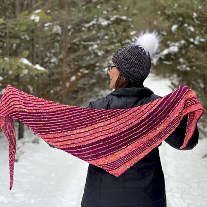 Painted Pebbles Shawl