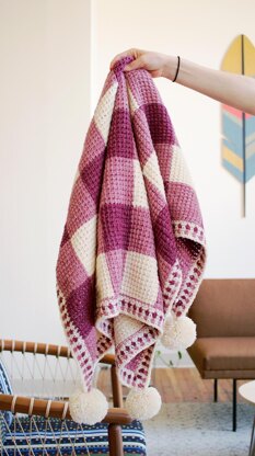 Sweet Gingham Baby Blanket