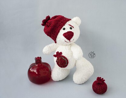 Bear with Pomegranate