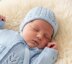 Baby Jacket & Hat Knitting Pattern UK & USA Terms #372