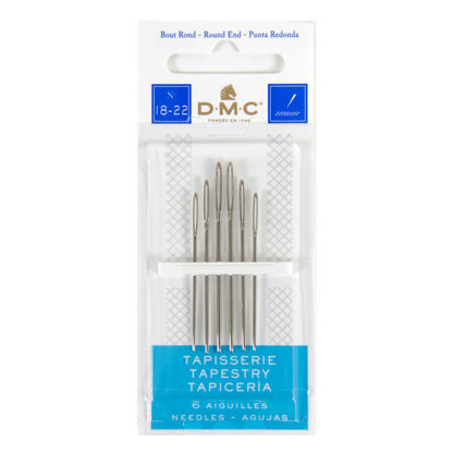 DMC Plastic Yarn Needles Set of Two in Each Pack Round Dull 