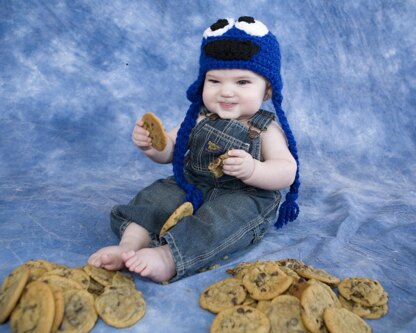 Cookie Monster Baby Hat