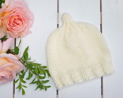 Striped Baby Elf Beanie