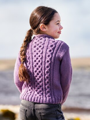 Cameron Children’s Cabled Jumper & Hoody By Sarah Hatton in West Yorkshire Spinners - WYS1000268 - Downloadable PDF