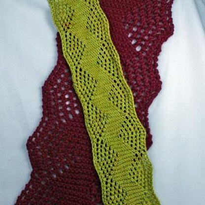 Any-Gauge Reversible Pinecone Scarf